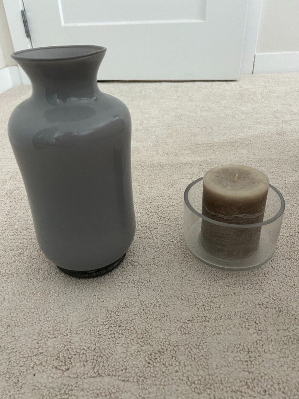 Decor- vase + candle